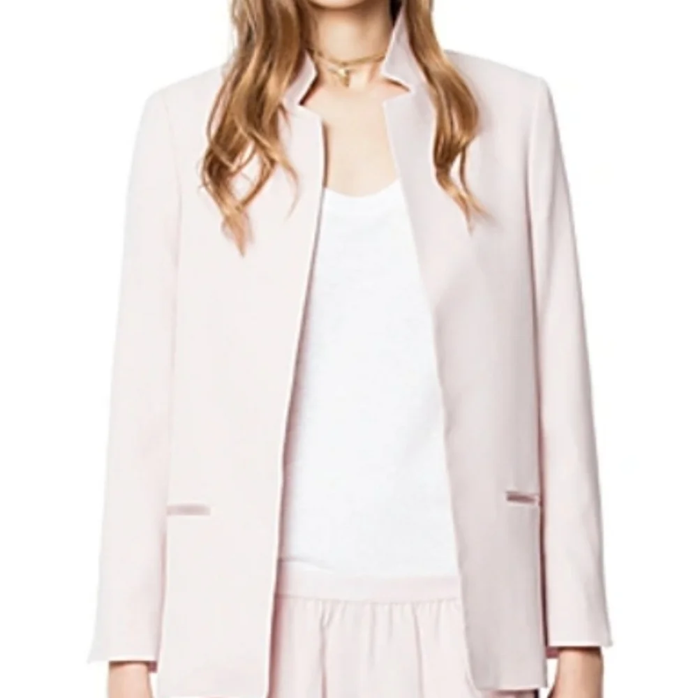 Zadig & Voltaire Women’s Volly Band Blazer in Tutu open blazer size 34 (xs)